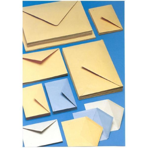 BLASETTI BUSTE DI CARTA TAGLIO A PUNTA GOMMATA 290X400 mm 100 GR COL. GIALLO CONF 250